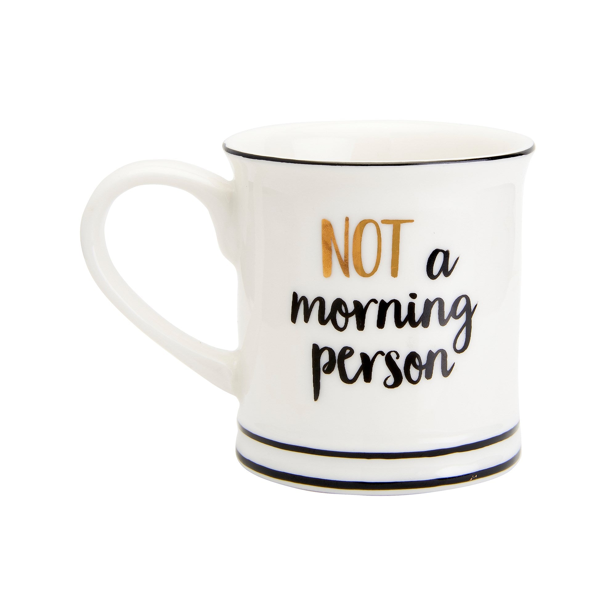 Sass and Belle Not a Morning Person Espresso Sized Mug - The Cooks Cupboard Ltd
