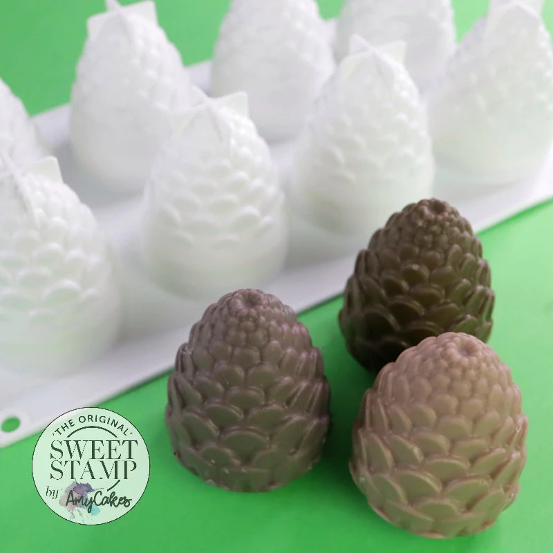 Sweet Stamp Pine Cone Chocolate Treat Cakesicle Popsicle Mould - Kate's Cupboard