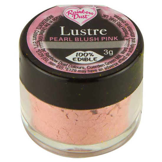 Rainbow Dust Edible Lustre Dust - Pearl Blush Pink - The Cooks Cupboard Ltd