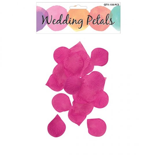 Artificial Rose Wedding Petals - Pack of Approx. 150 - Pink - Kate's Cupboard