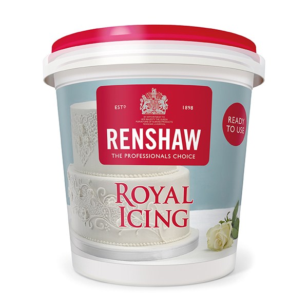 Renshaw Royal Icing White 400g Pot - The Cooks Cupboard Ltd