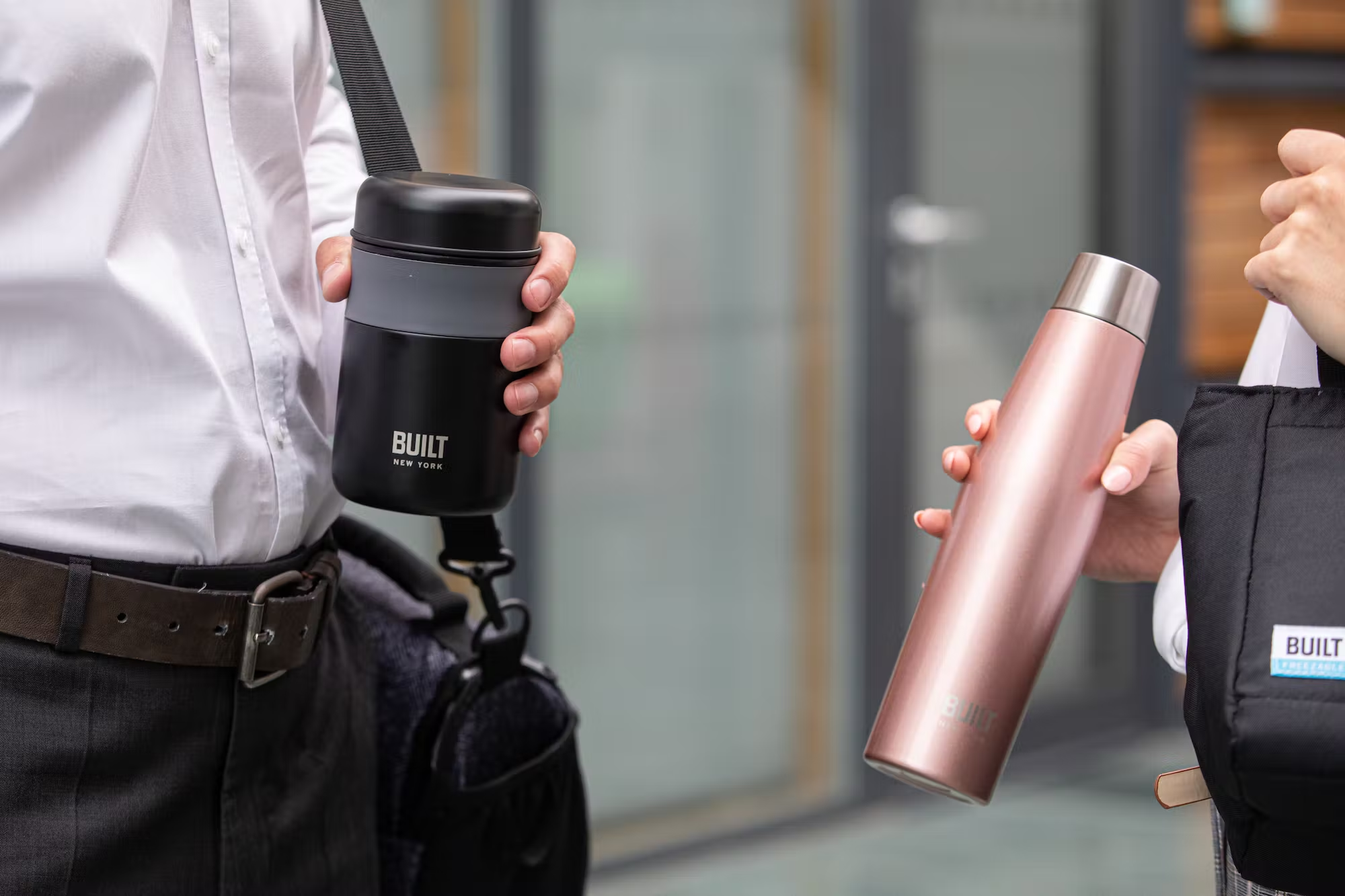 Built Perfect Seal 540ml Rose Gold Hydration Bottle