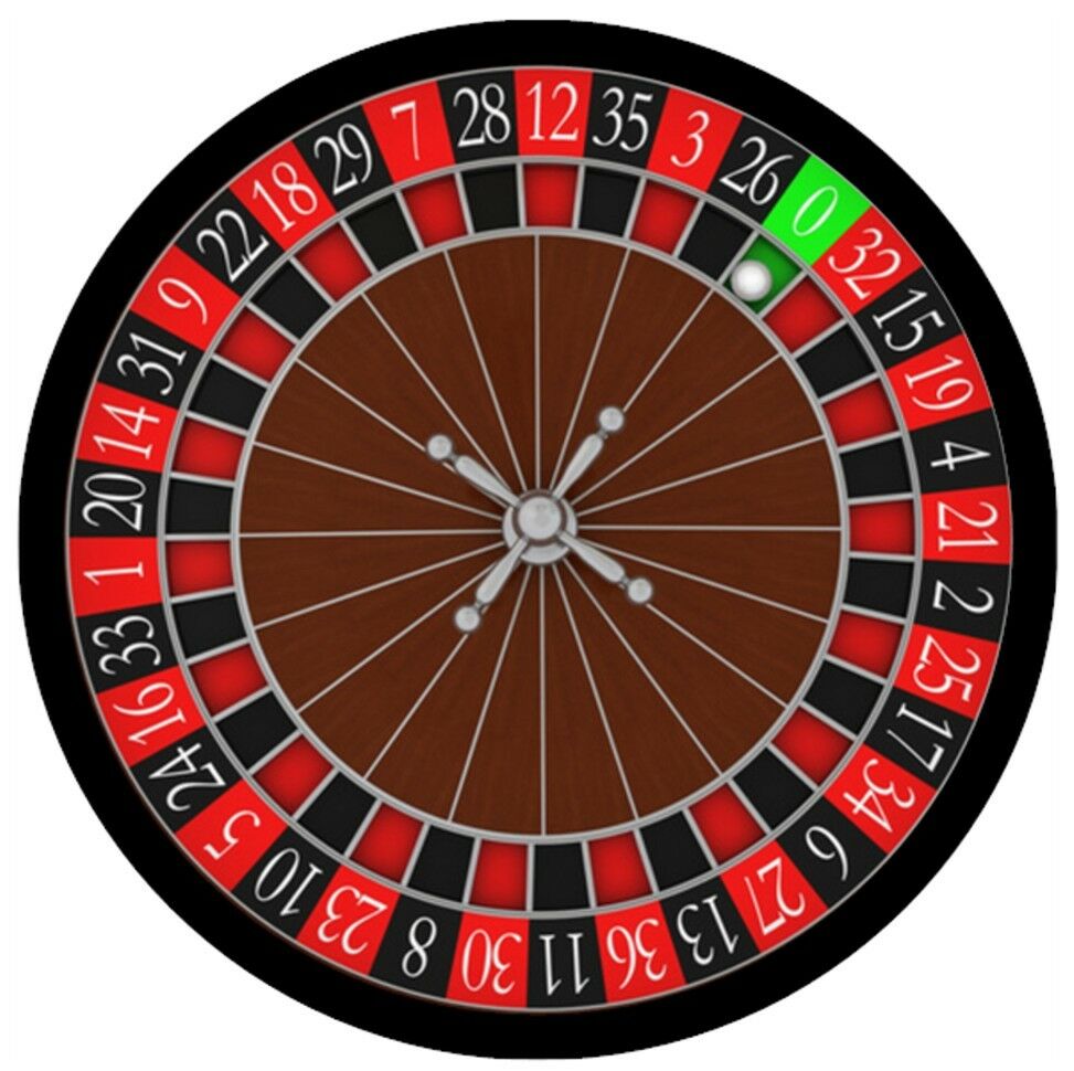 Roulette Casino Game Personalised Edible Cake Topper Round Icing Sheet - The Cooks Cupboard Ltd