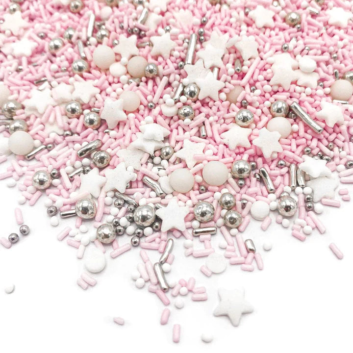 Happy Sprinkles - Luxury Edible Sprinkle Cake Decoration Mix - Shy Princess - VEGAN