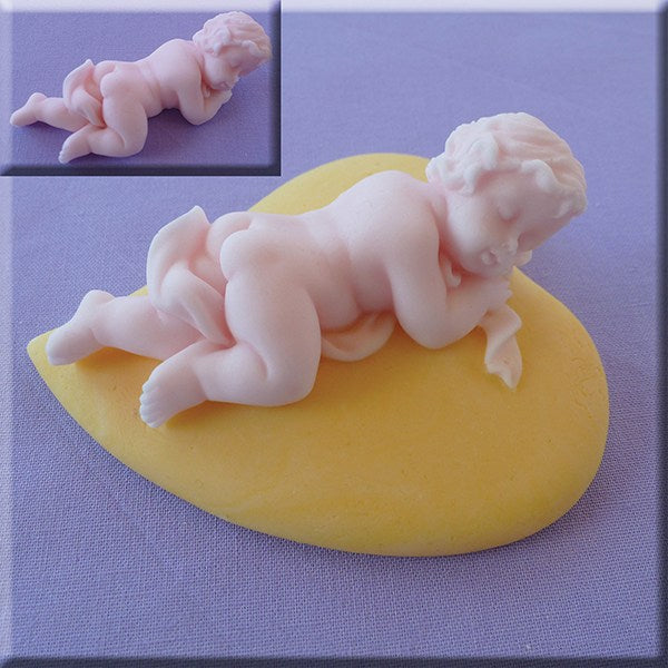 Alphabet Moulds-Sleeping Baby Silicone Mould - The Cooks Cupboard Ltd