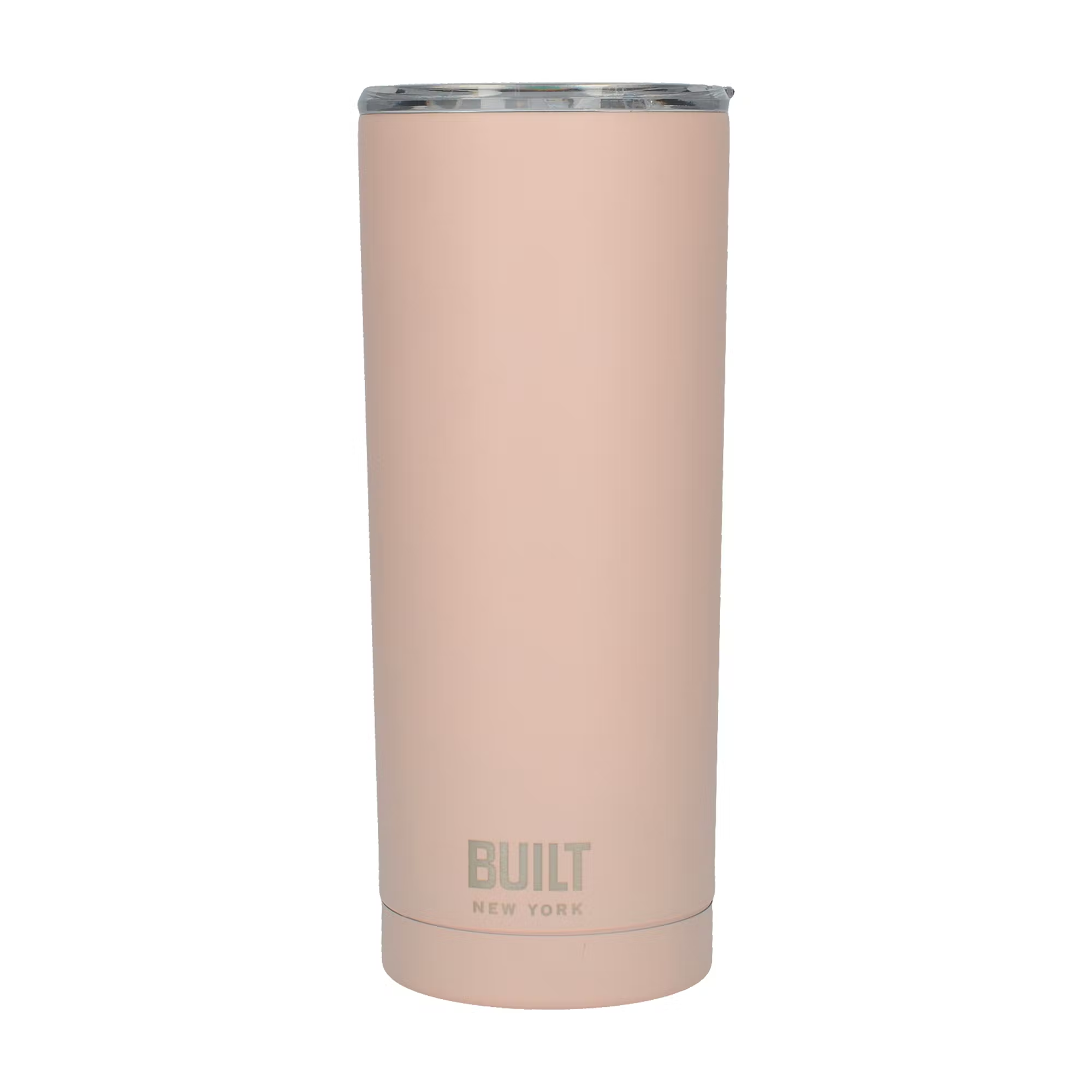 Built 565ml Double Walled Stainless Steel Travel Mug Pale Salmon Pink