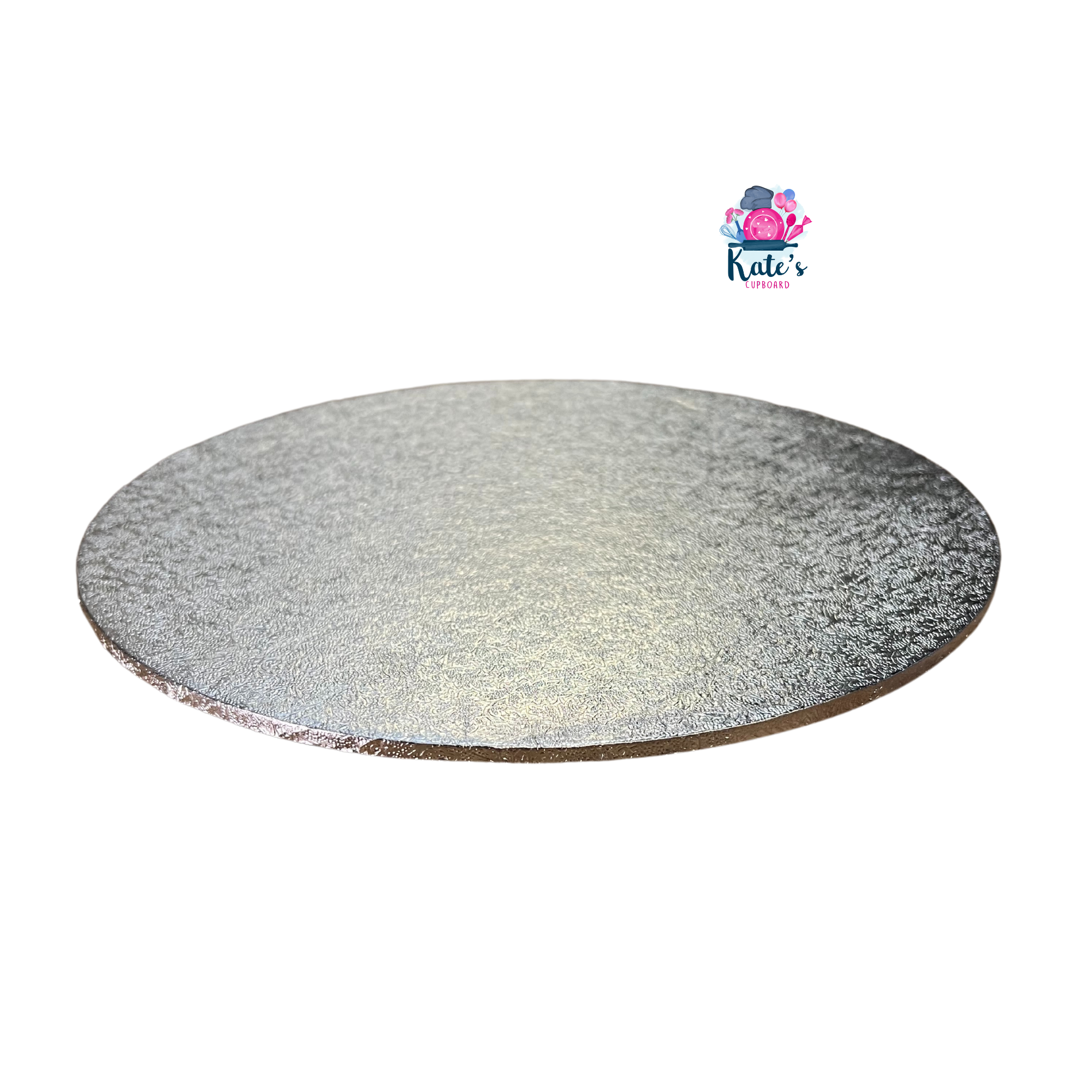 Circle Round Cake Board 5mm Thick Cake Board - Silver - 10"