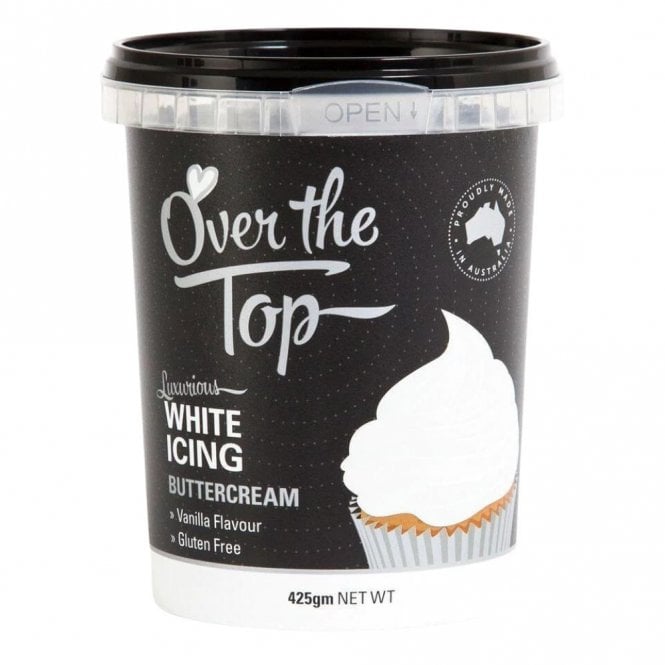 Over The Top Luxurious Vanilla Flavour Buttercream - White