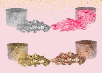 How do you use crystal candy edible flakes?