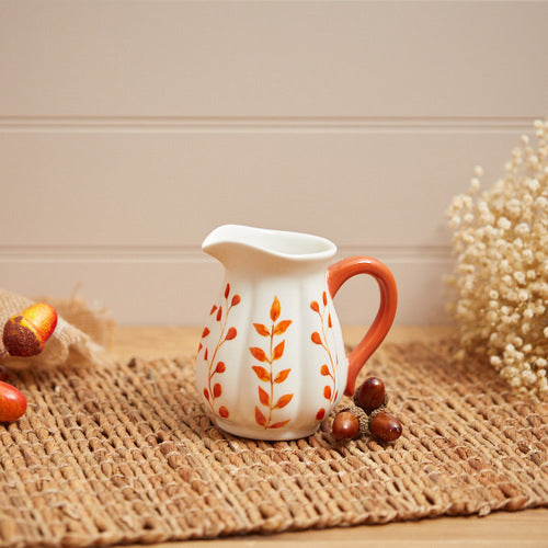 Ceramic Autumn Leaves Decorative Jug