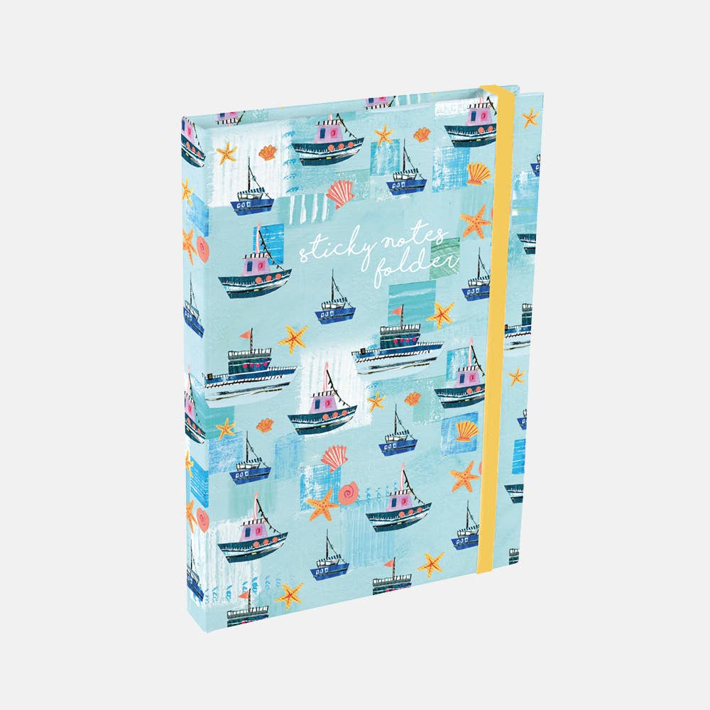 Sticky Notes Folder  - Sea Breeze Boats Design