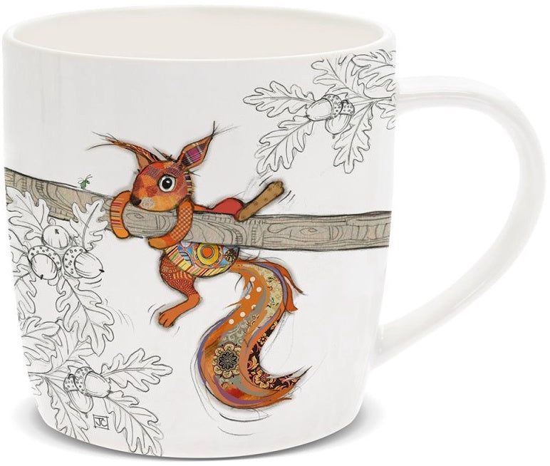 Bug Art Fine China Mug - Sammy Squirrel