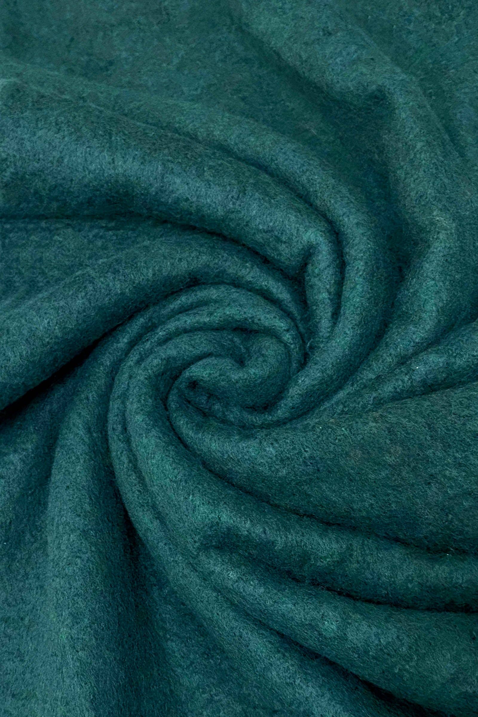 Forest Green Tassel Blanket Scarf