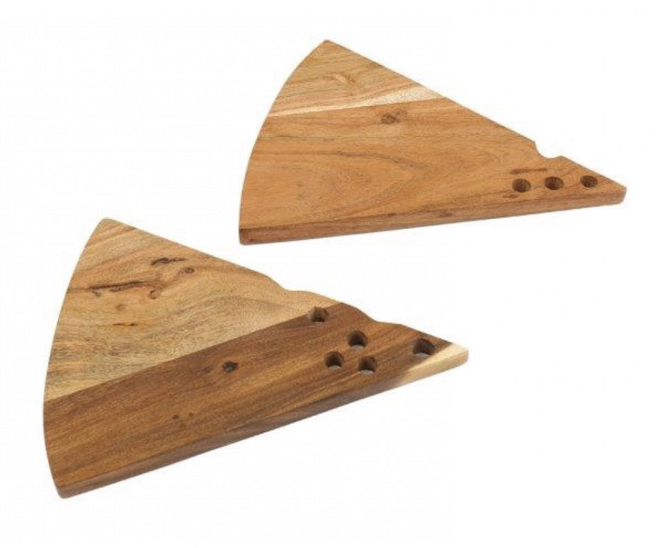 Wooden Cheese Shaped Serving Board