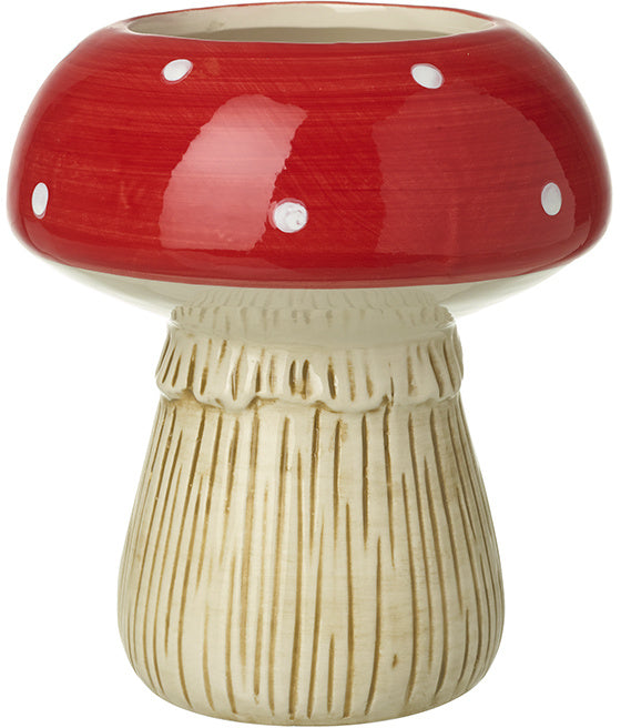 Ceramic Toadstool Decorative Planter / Plant Pot