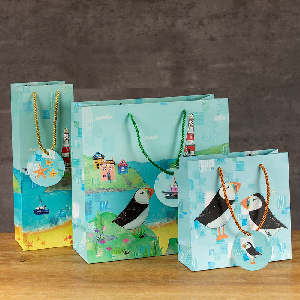 Sea Breeze Puffin Gift Bag