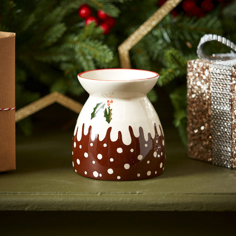 Christmas Pudding Ceramic Wax Melt Burner