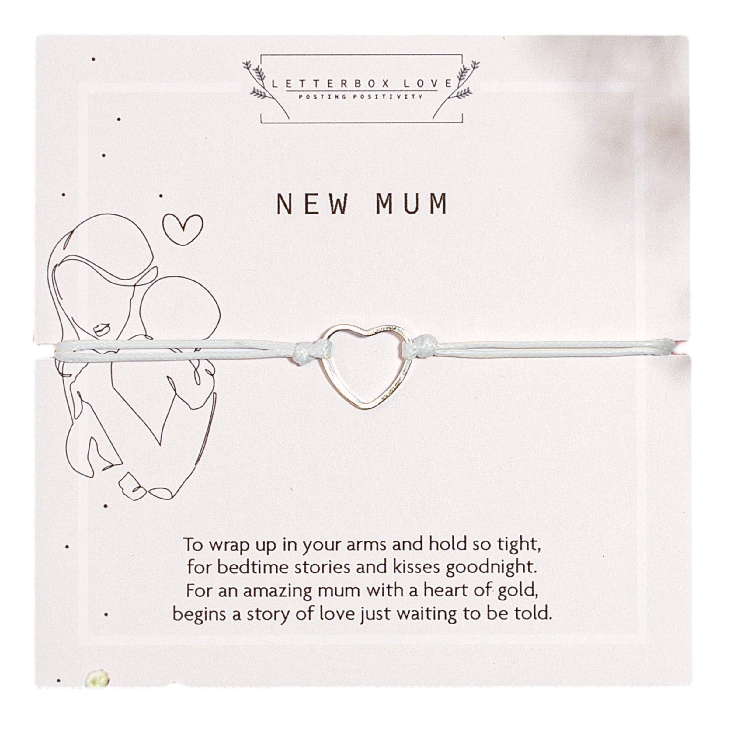 Letterbox Love Wish Bracelet - New Mum