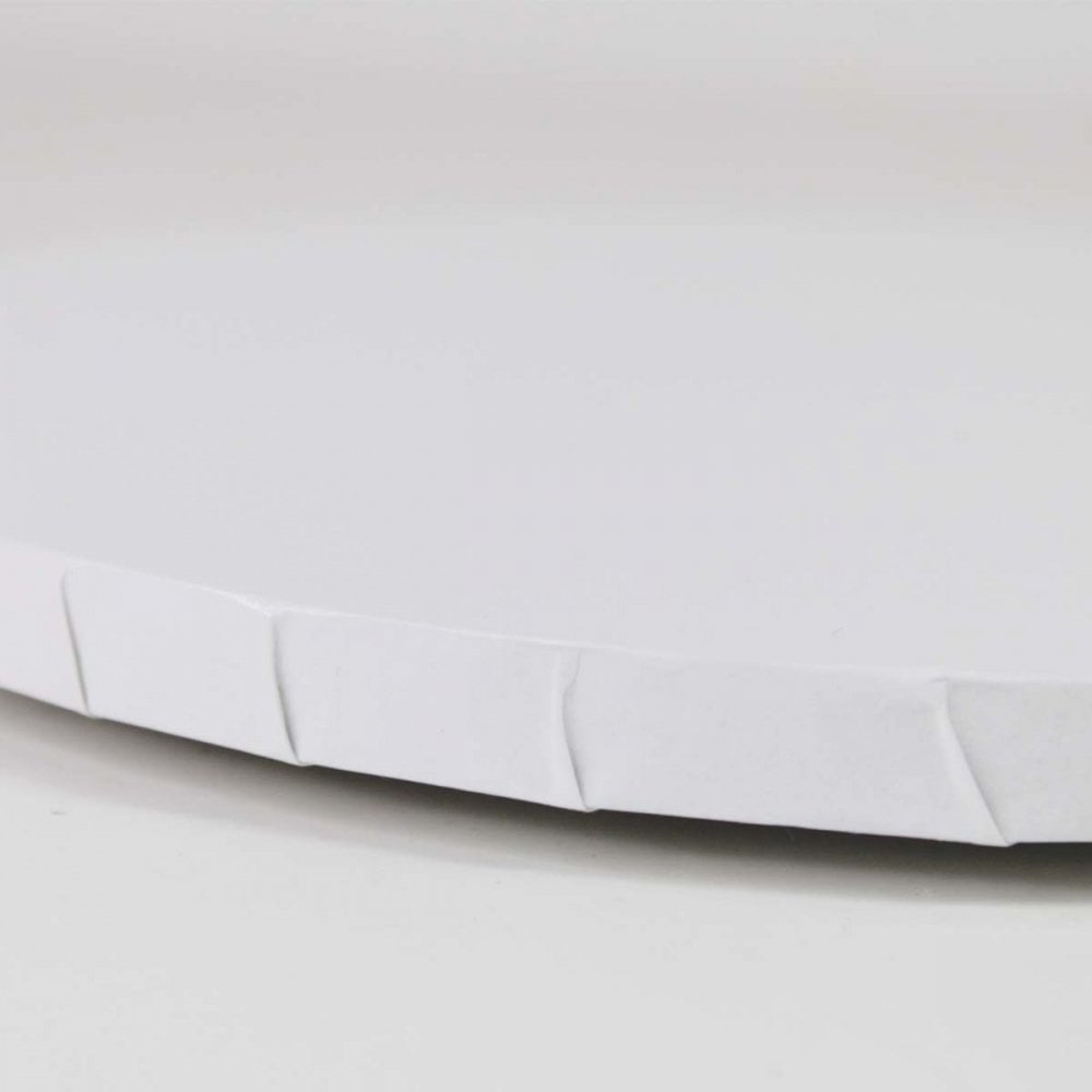 Circa 30cm / 12" Masonite Deep Cake Board - White Round / Circle (12mm Thick)