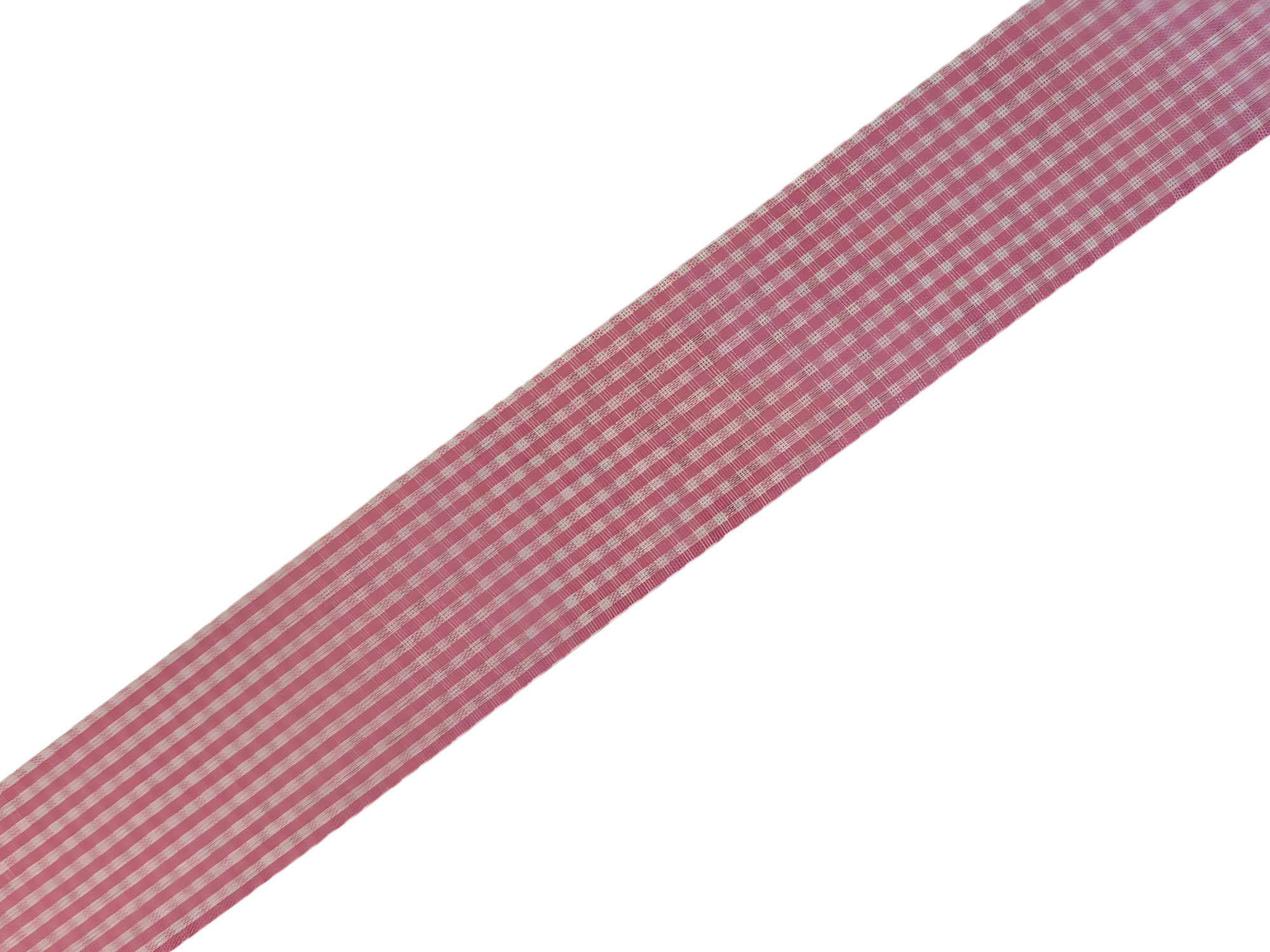 Classic Gingham Light Pink 38mm Ribbon