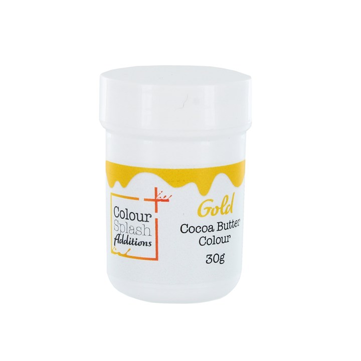 Colour Splash Additions - Cocoa Butter Edible Food Chocolate Colour - Gold 30g