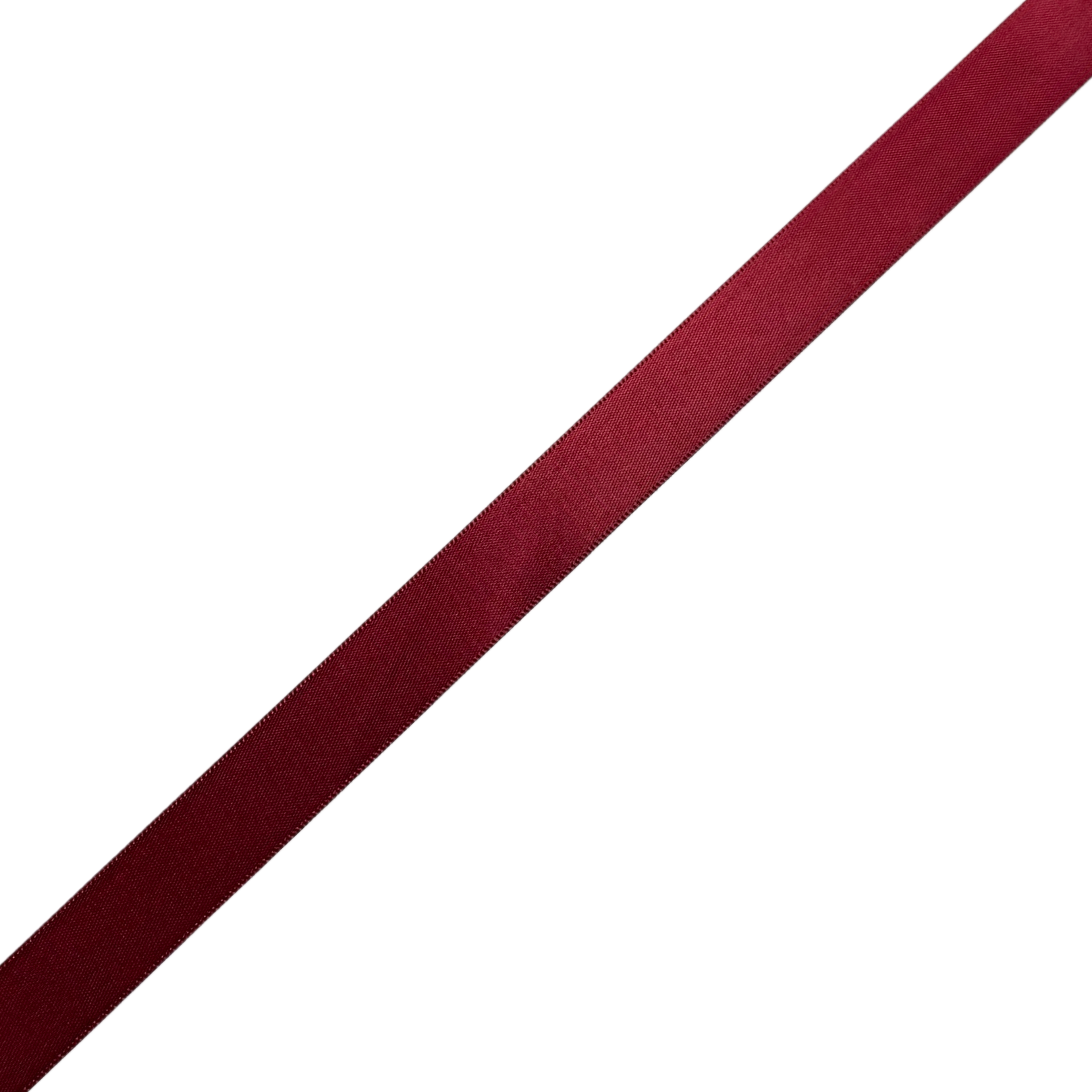 Claret 15mm Satin Ribbon