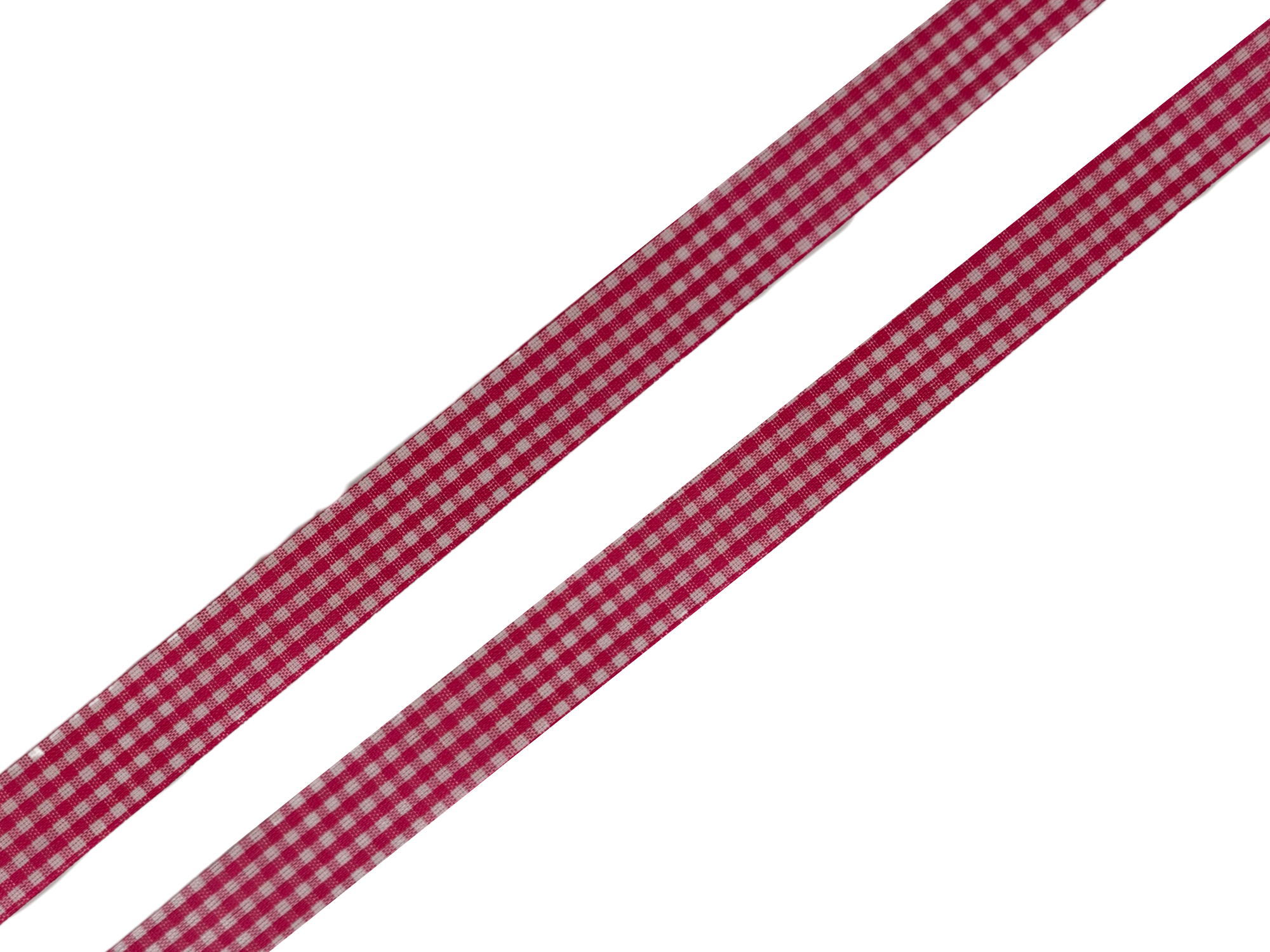 Classic Gingham Fuchsia Pink 15mm Ribbon