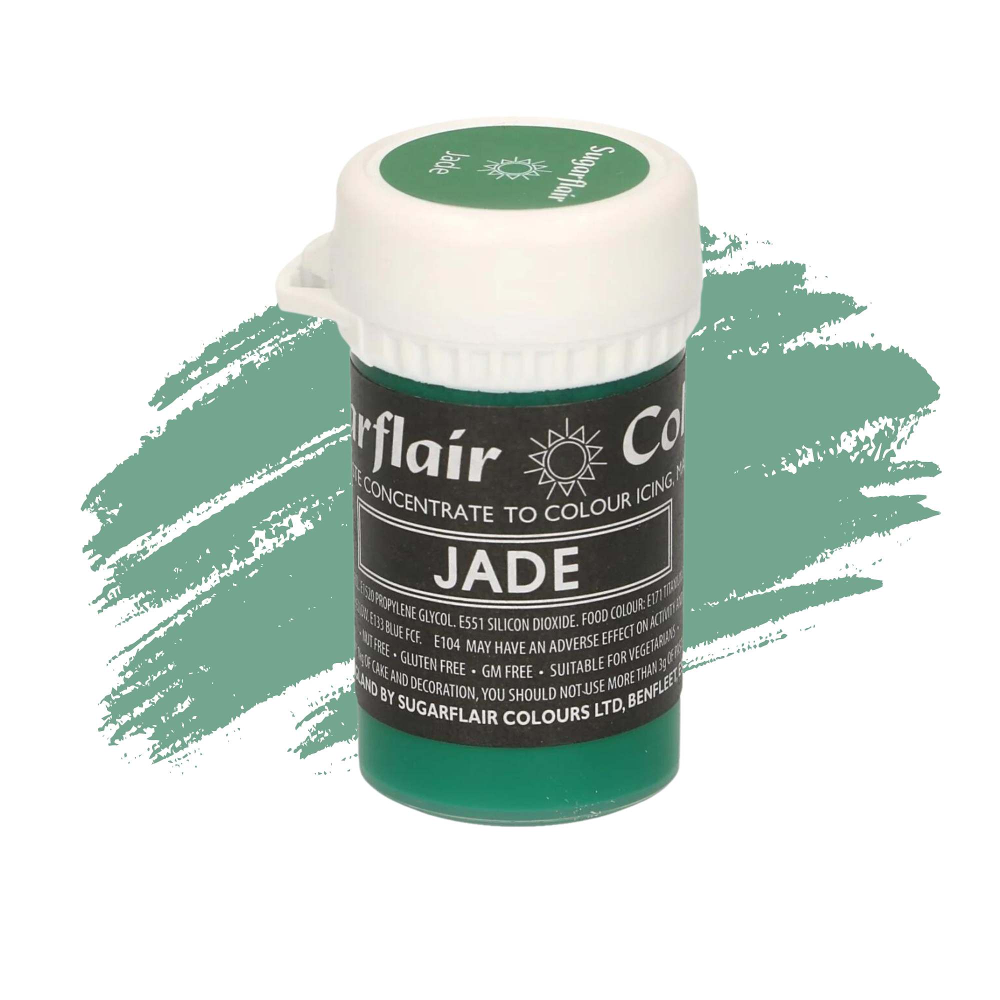 Sugarflair Paste Colours Concentrated Food Colouring - Pastel Jade - 25g