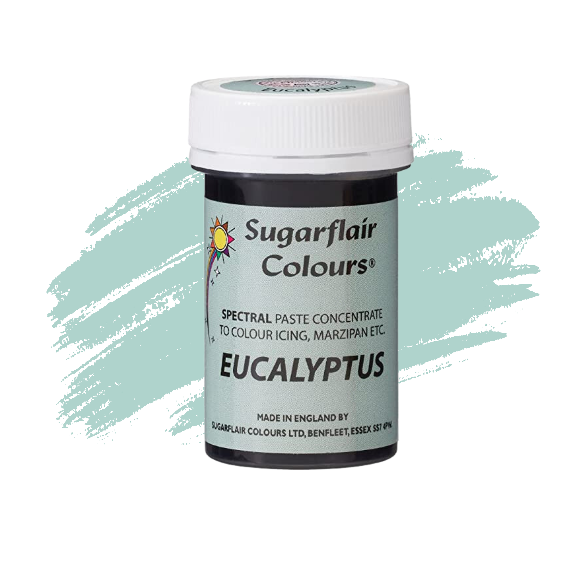 Sugarflair Paste Colours Concentrated Food Colouring - Spectral Eucalyptus - 25g