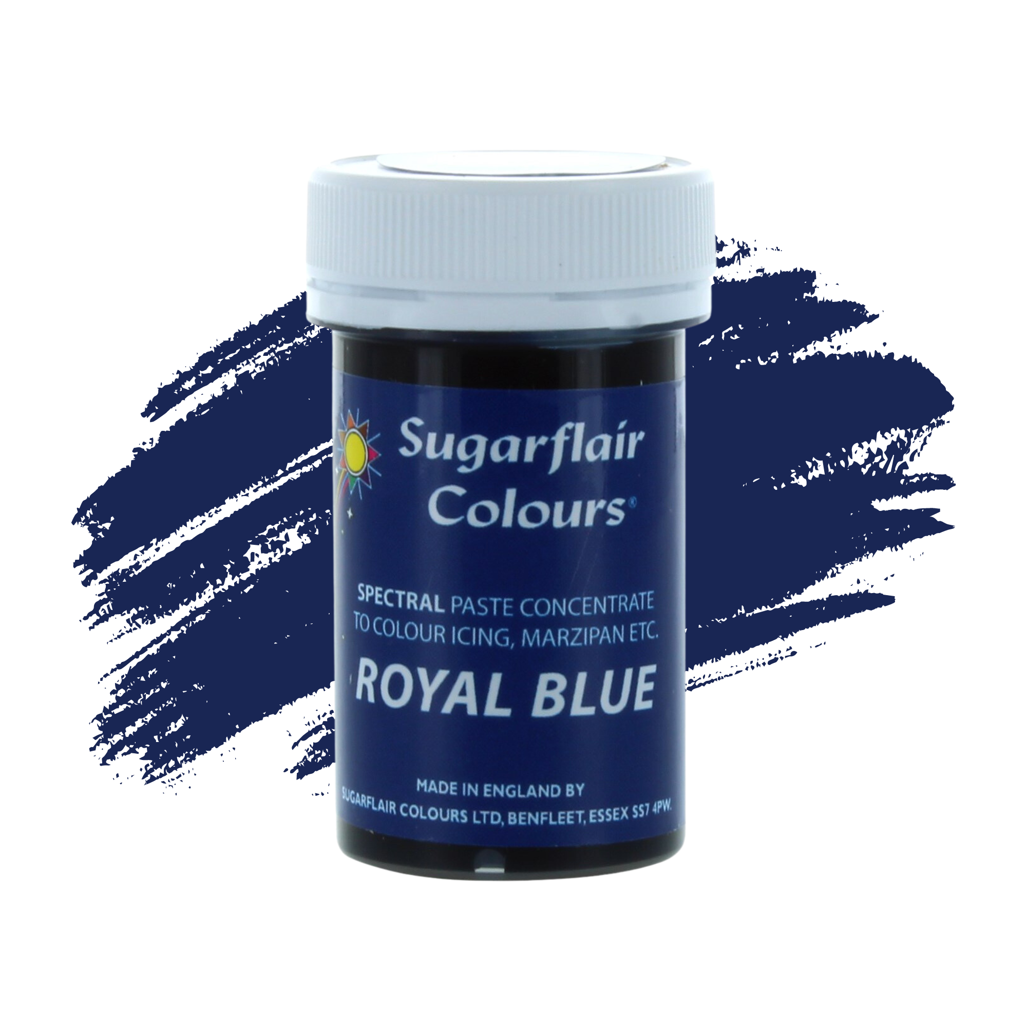 Sugarflair Paste Colours Concentrated Food Colouring - Spectral Royal Blue - 25g