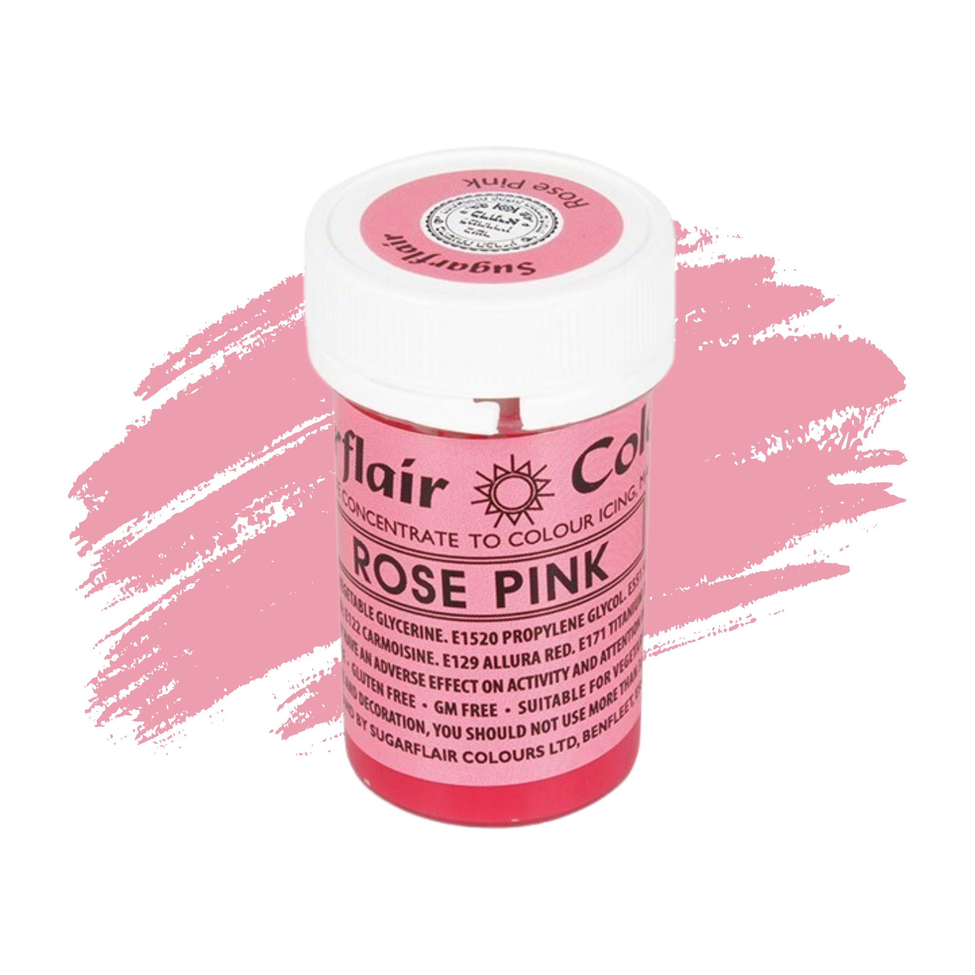 Sugarflair Paste Colours Concentrated Food Colouring - Spectral Rose Pink - 25g