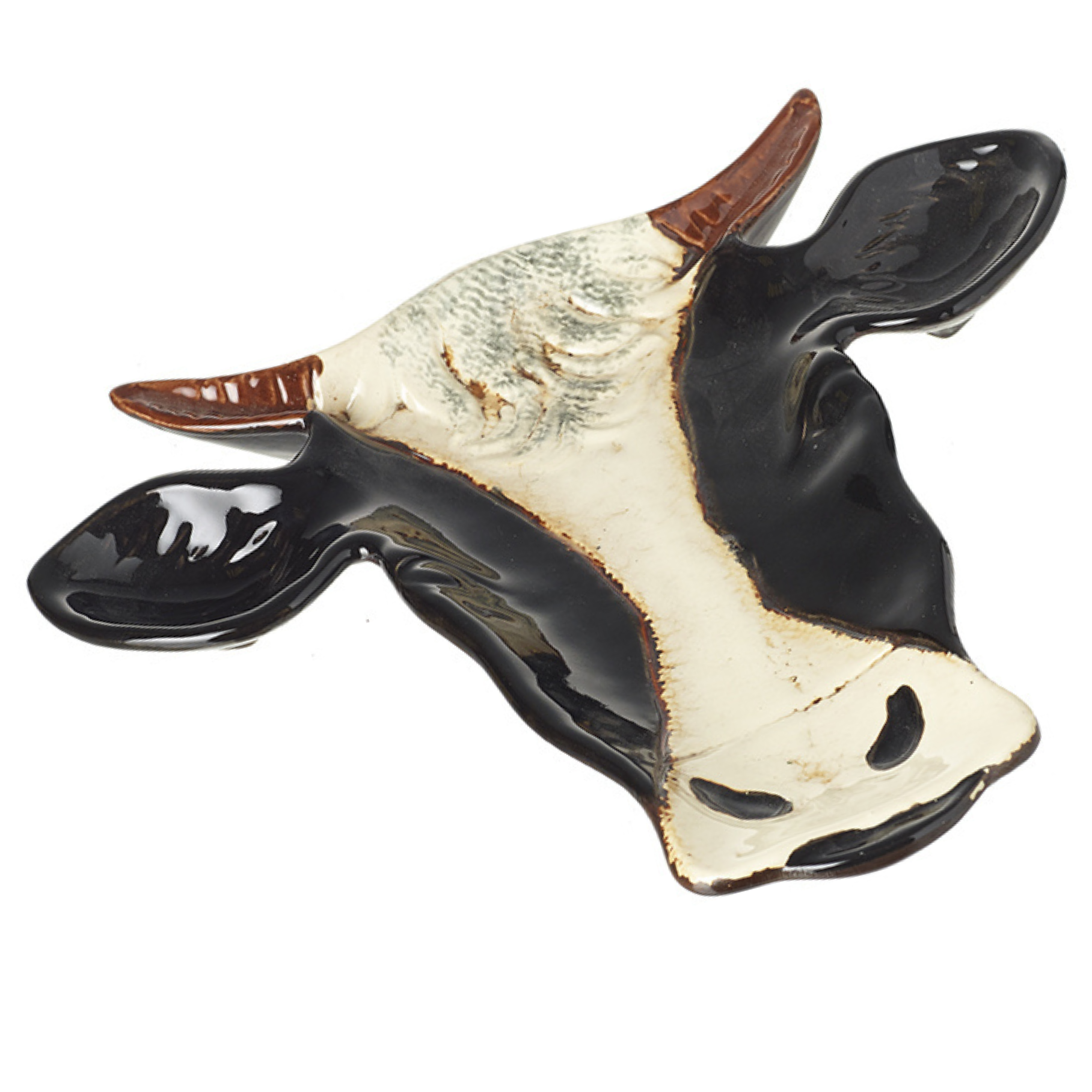 Ceramic Decorative Cow Plate