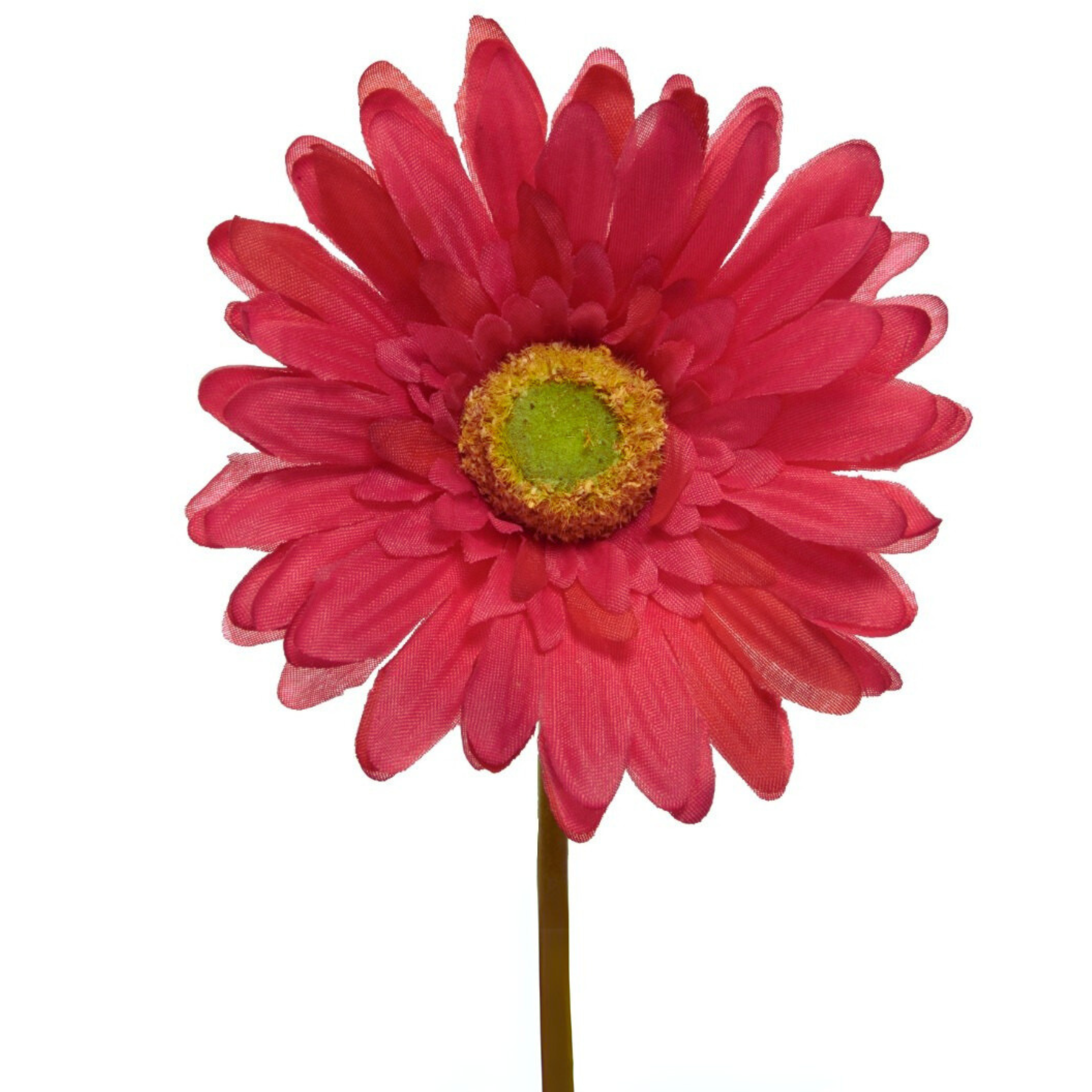 Gerbera Artificial Flower Stem Dark Pink