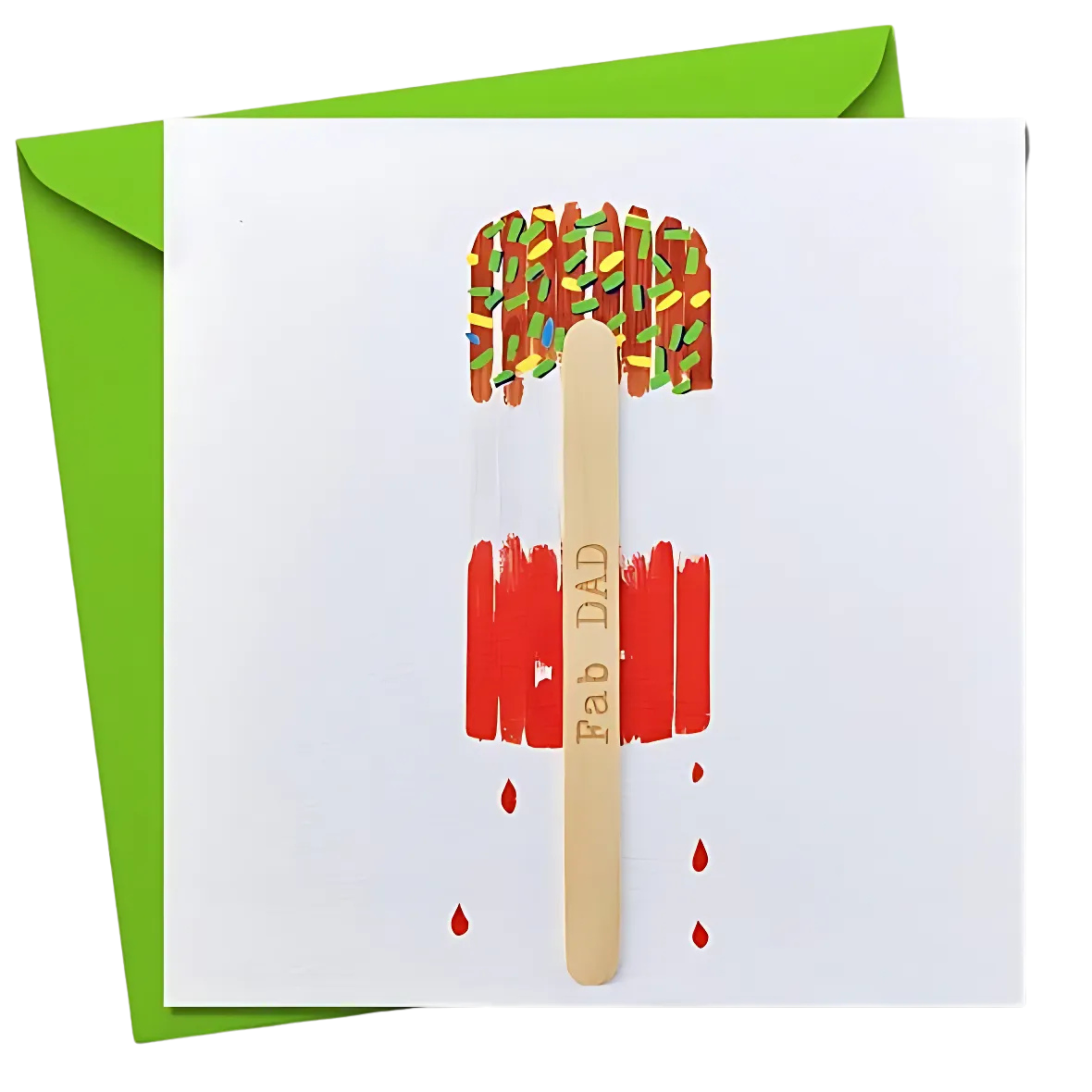 Fab Dad Greeting Card & Envelope