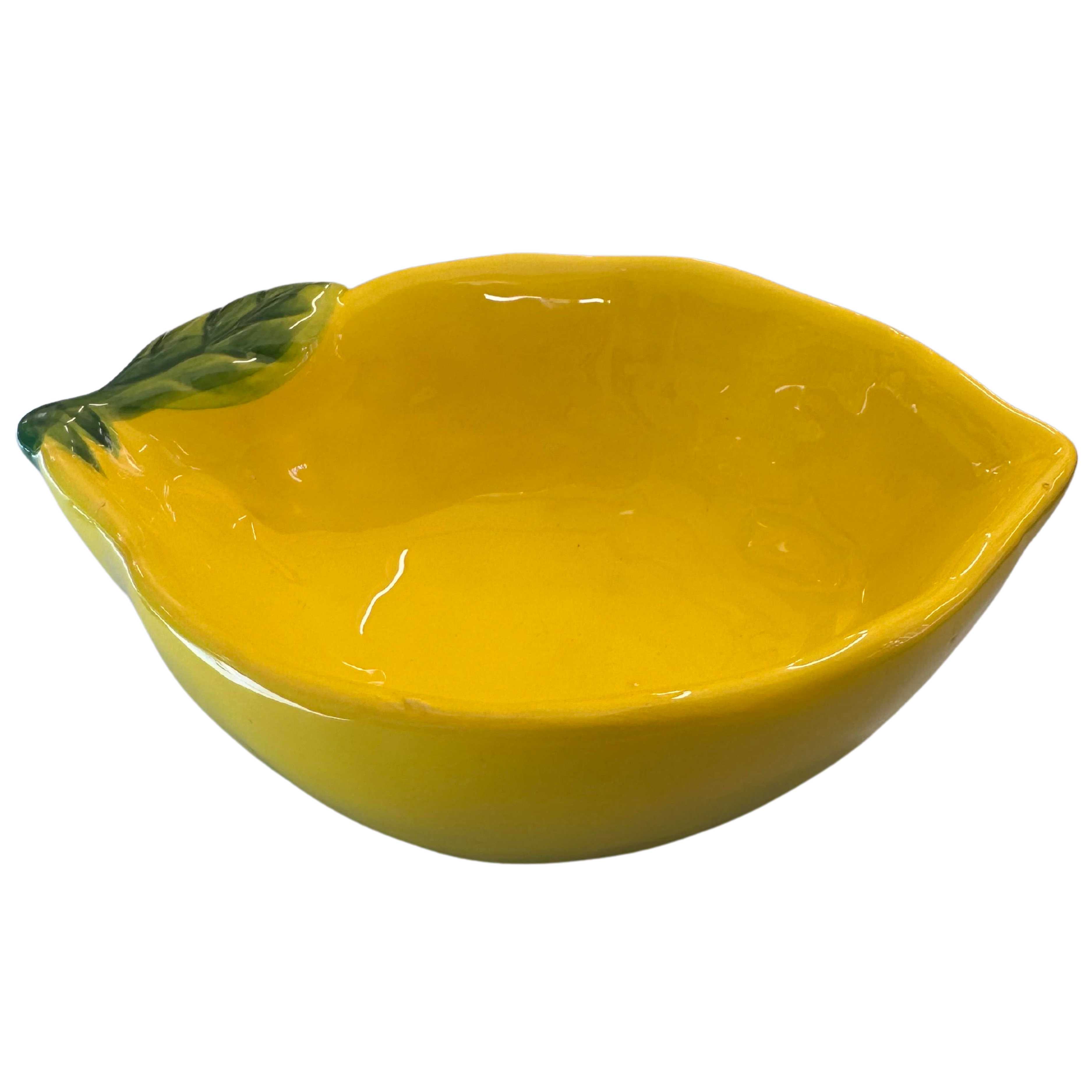 Lemon Shaped Ceramic Bowl