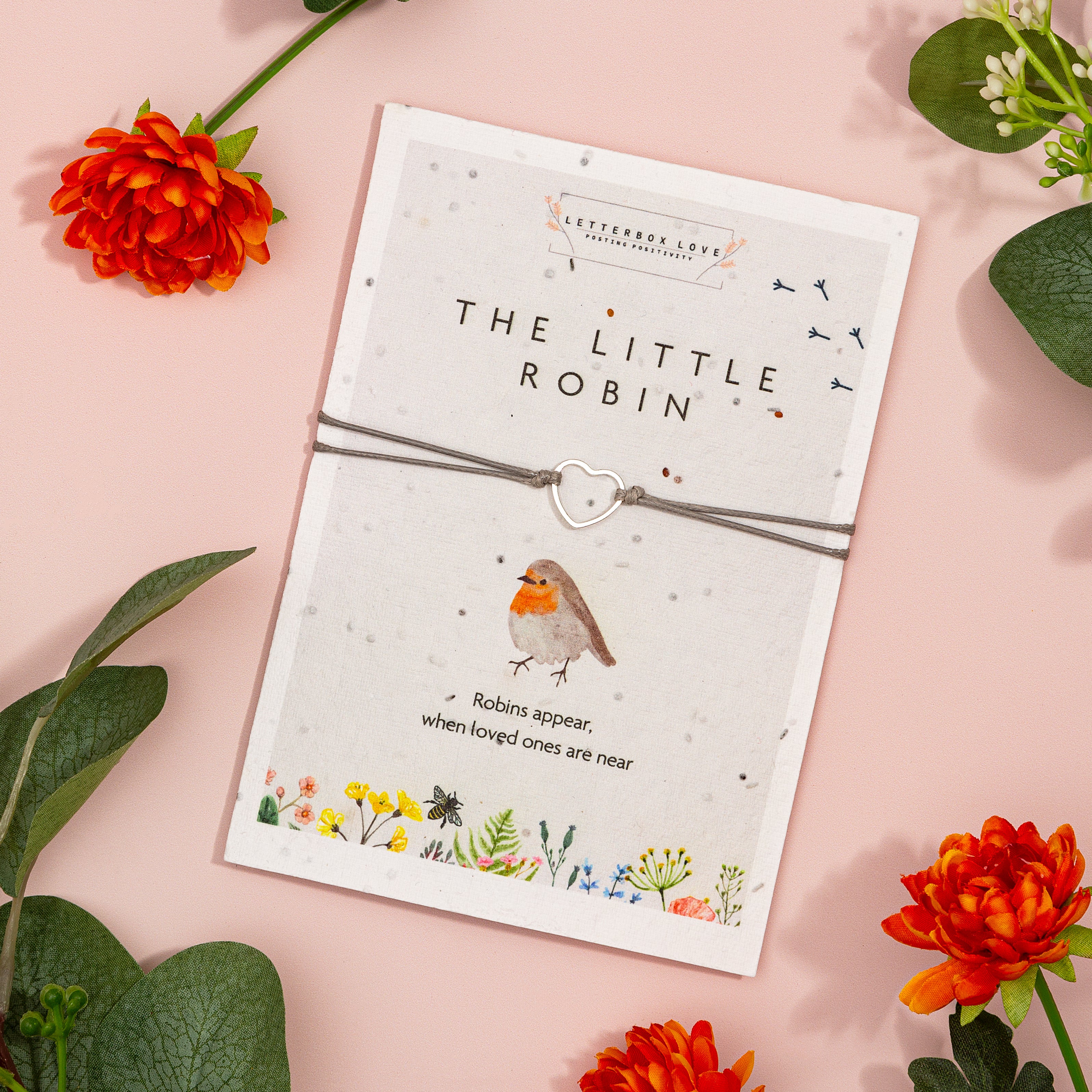 Letterbox Love Seed Card & Wish Bracelet - The Little Robin 