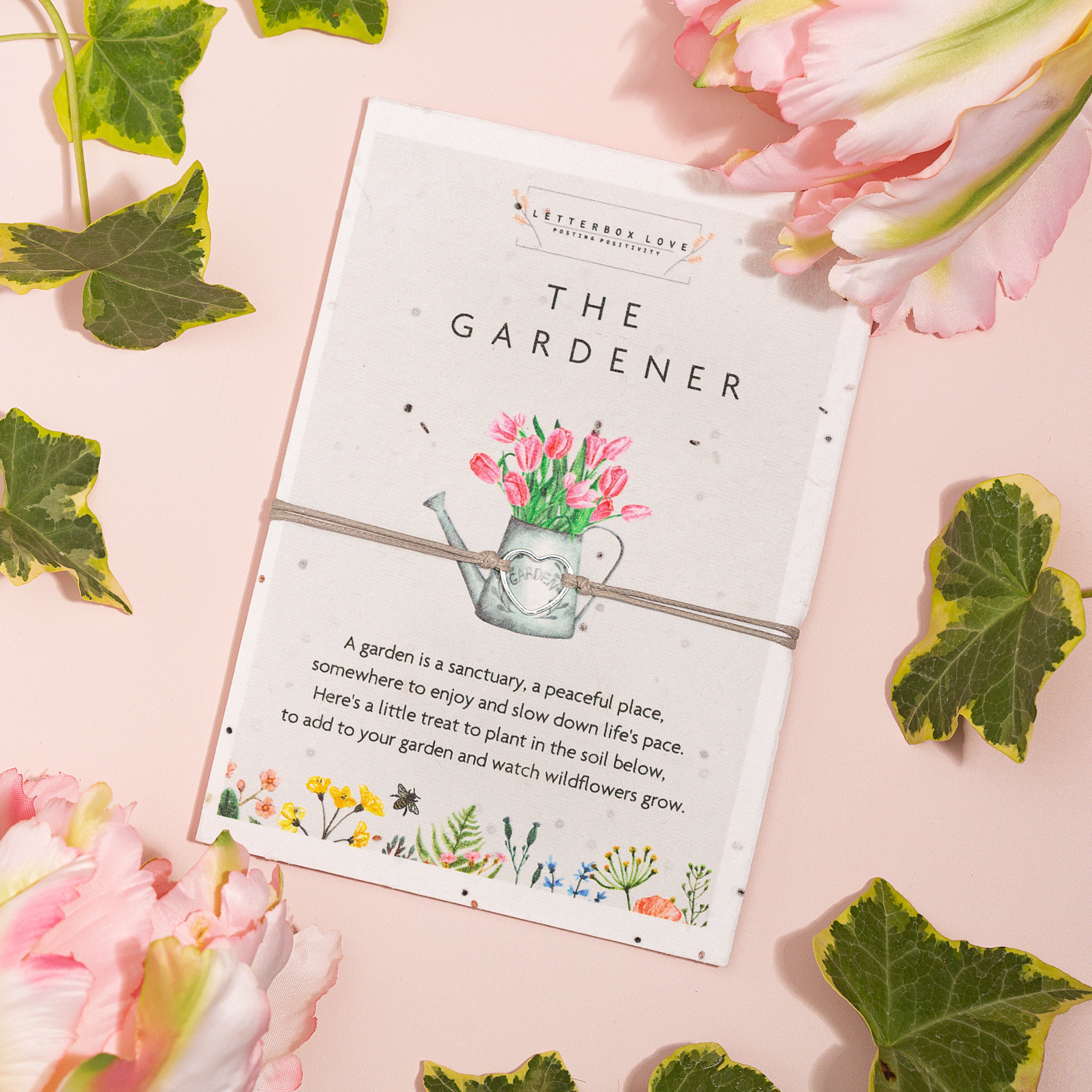 Letterbox Love Seed Card & Wish Bracelet - The Gardener