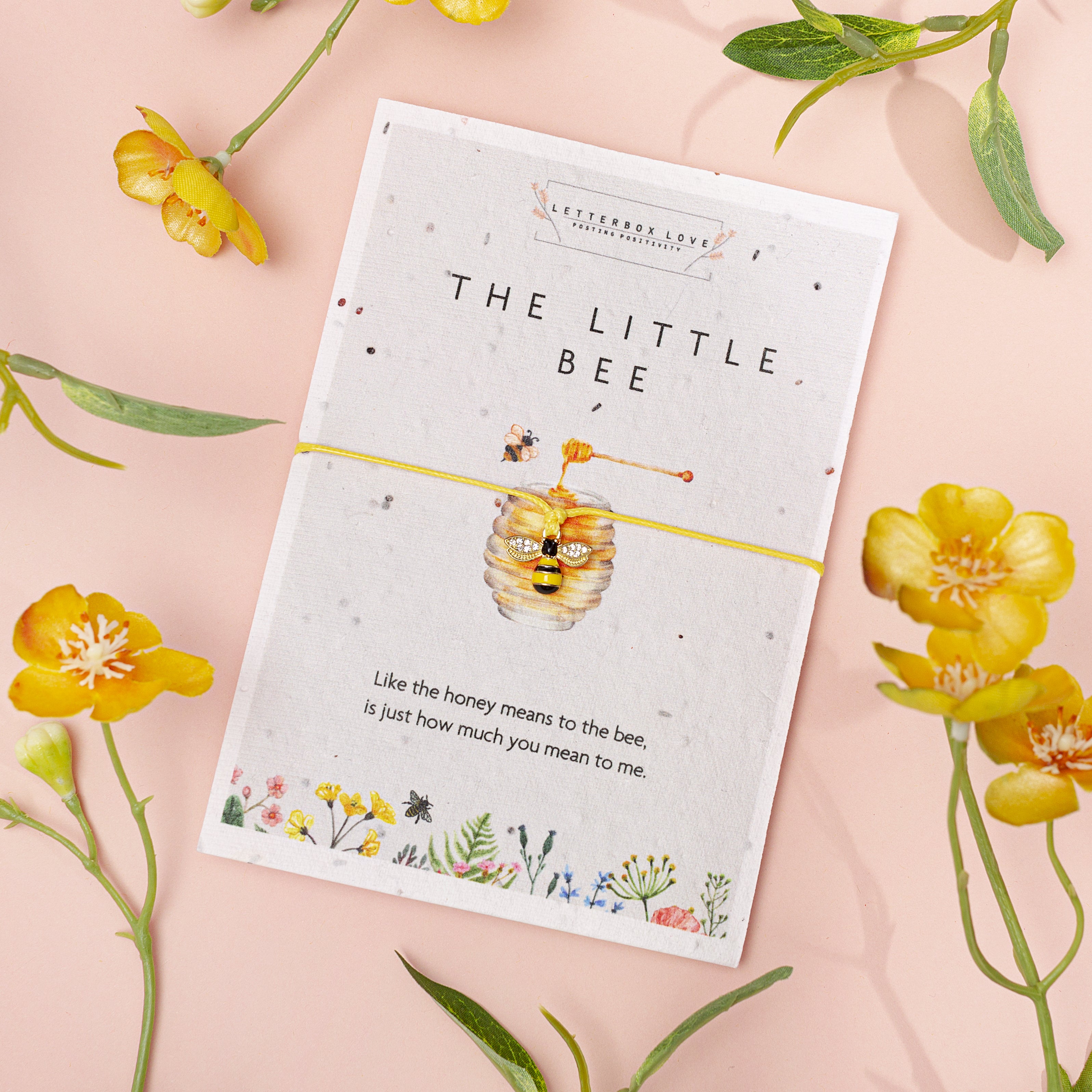Letterbox Love Seed Card & Wish Bracelet - The Little Bee