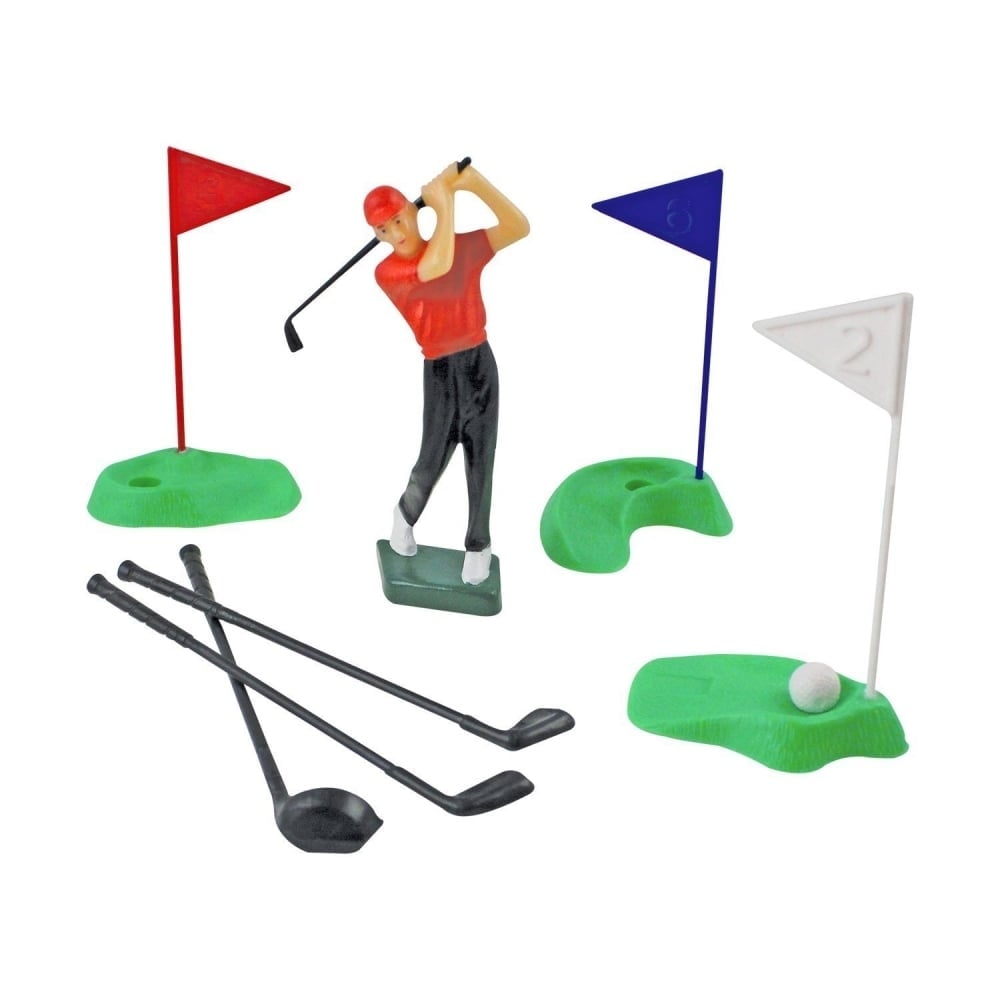 PME Golf Cake Topper Plastic Figures Set