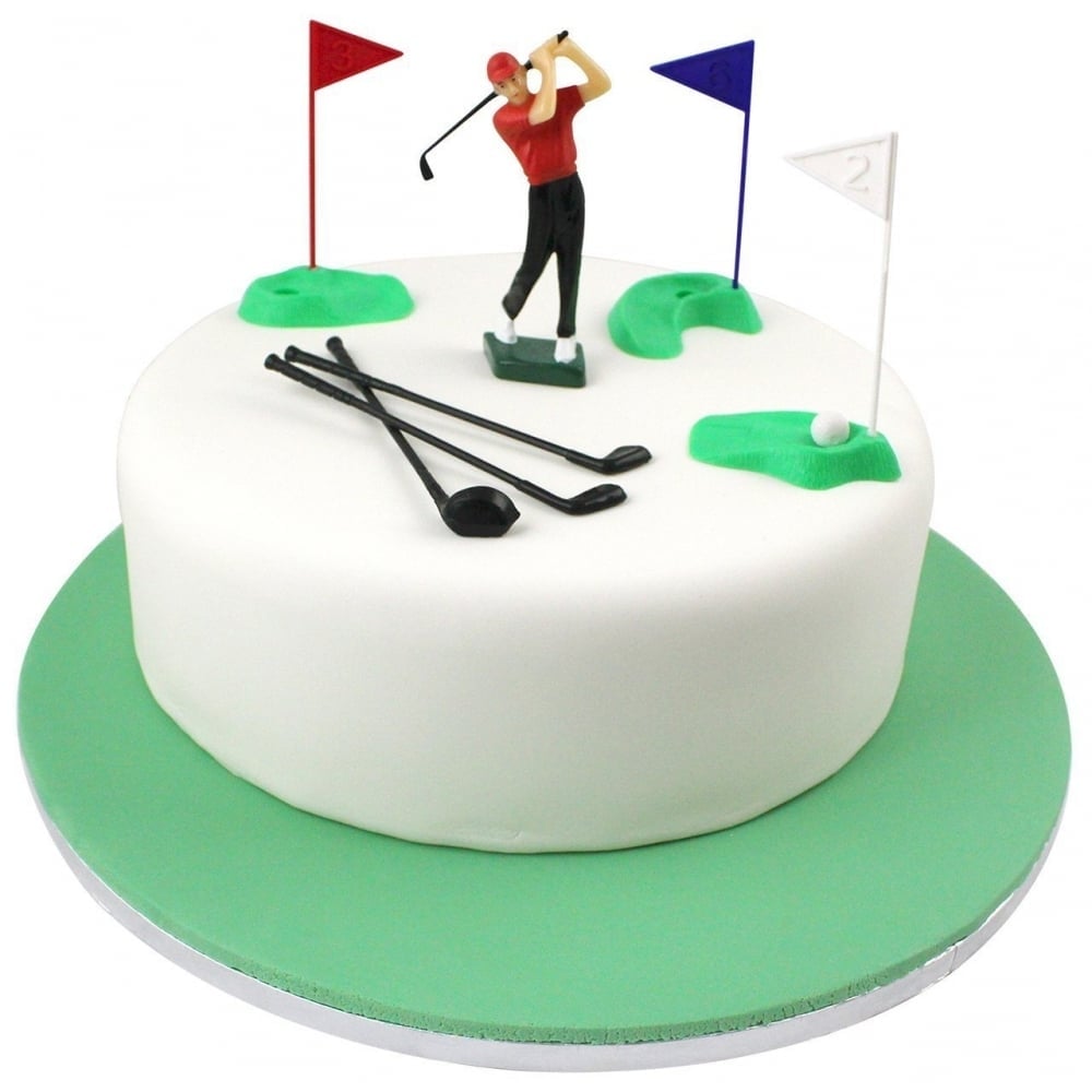 PME Golf Cake Topper Plastic Figures Set