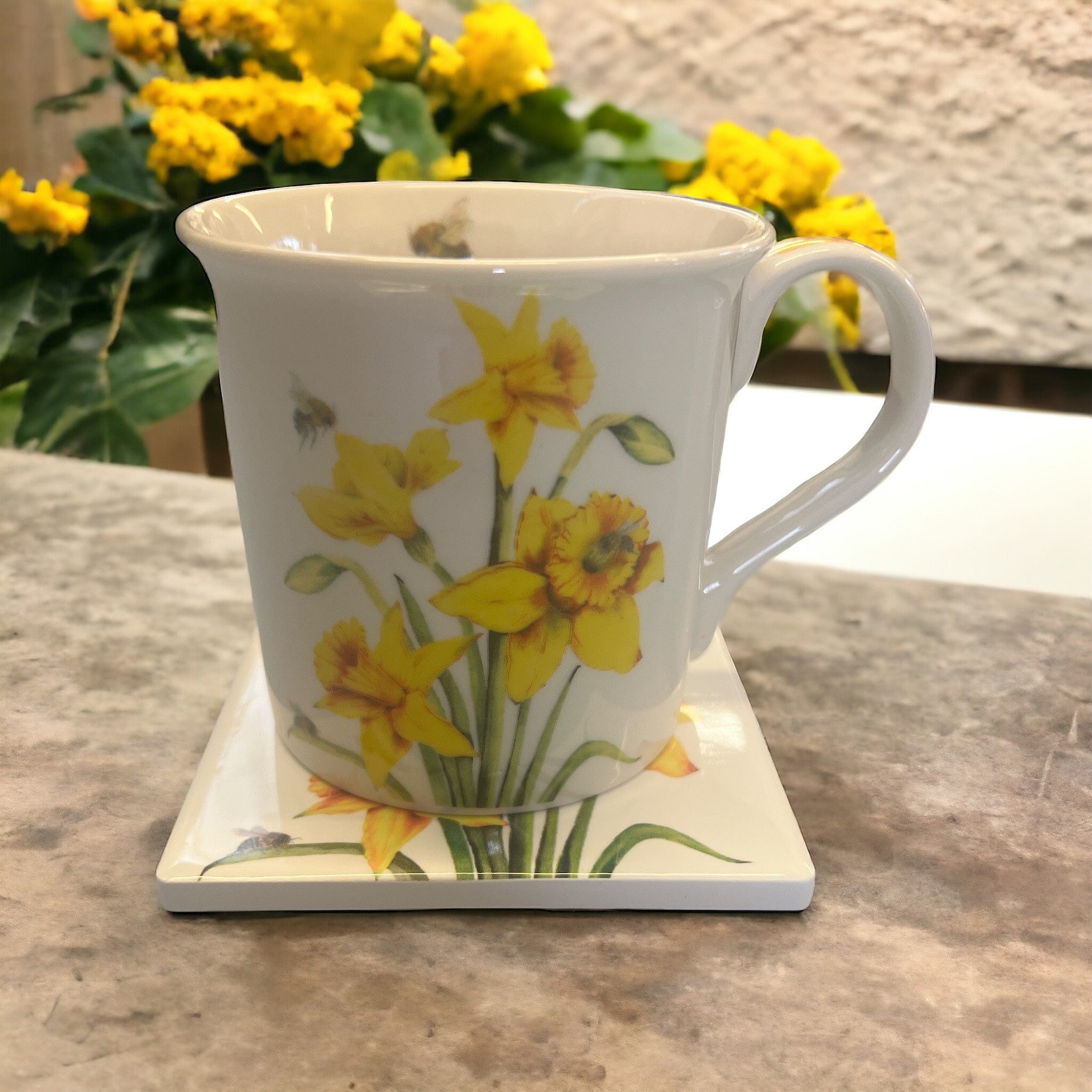 Fine China Daffodil Mug