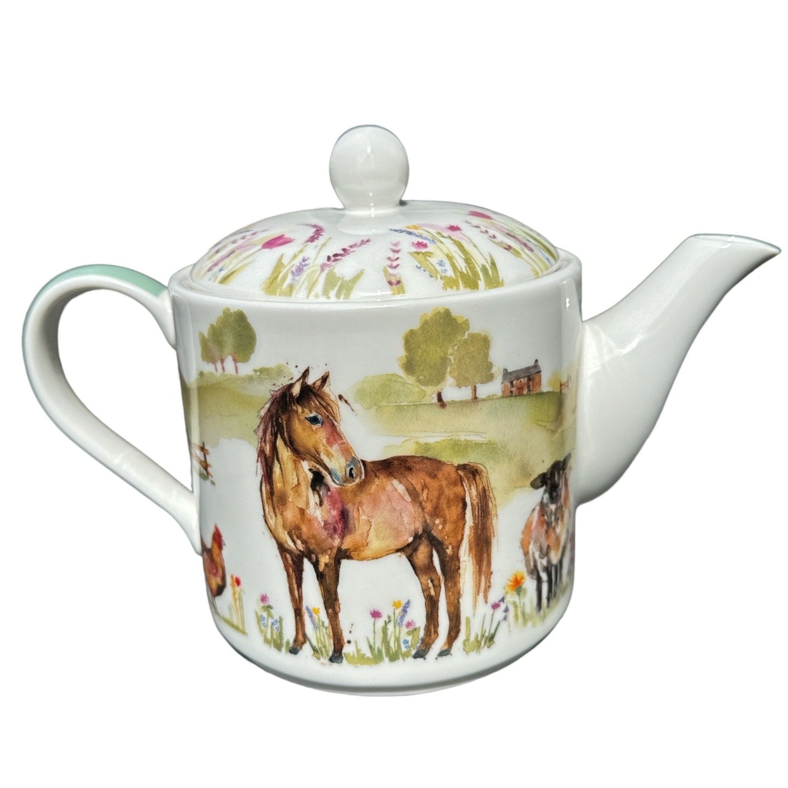 Farmyard Fine China Tea Pot