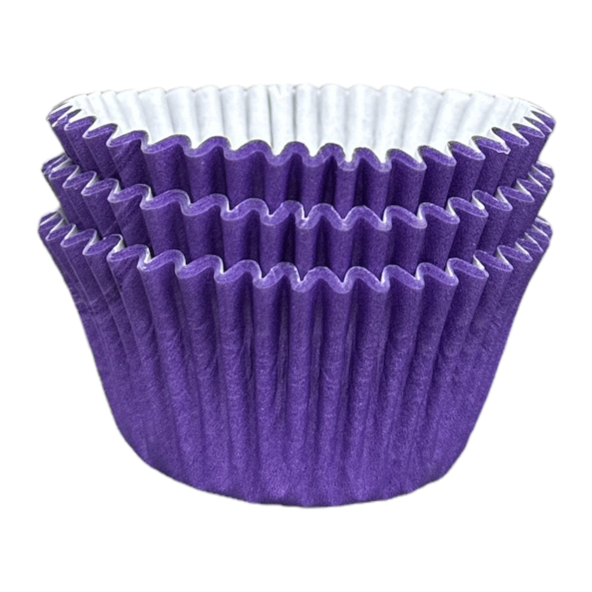 Paper Cupcake Baking Cases - pack of Approx 36 - Purple