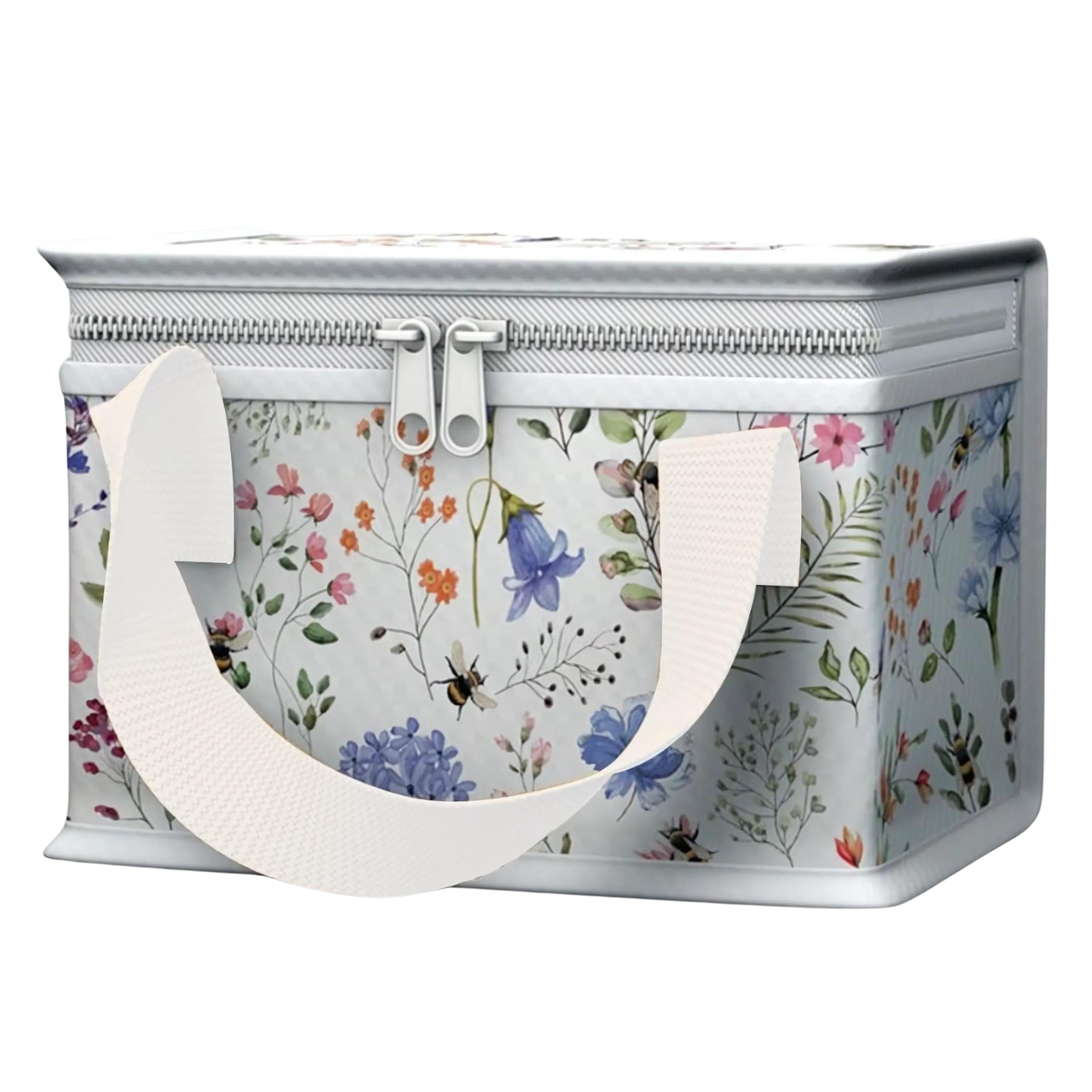 Wild Meadows Floral Design Insulated Lunch Pack Cool Bag