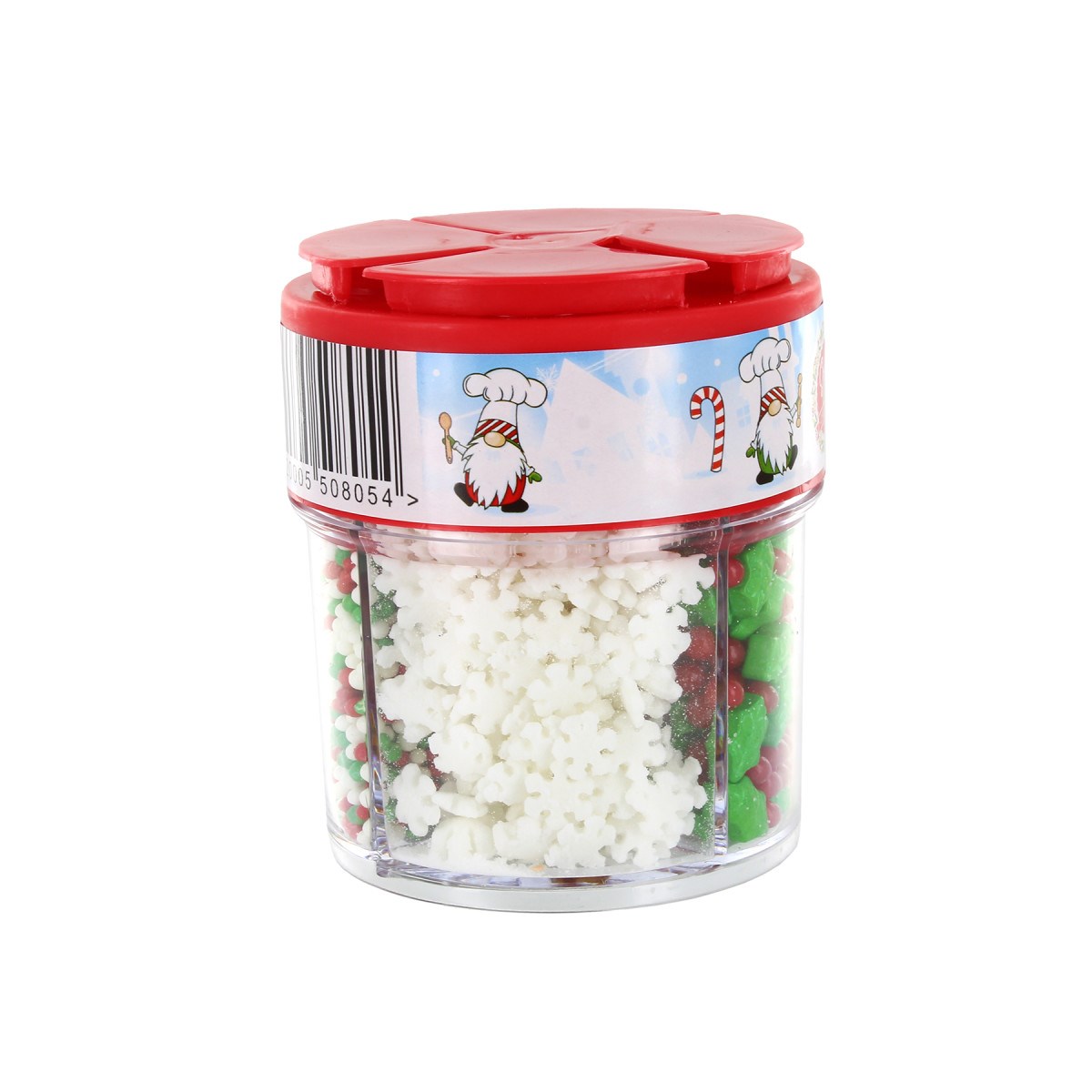 Christmas Edible Cake or Cupcake Sprinkles Assorted