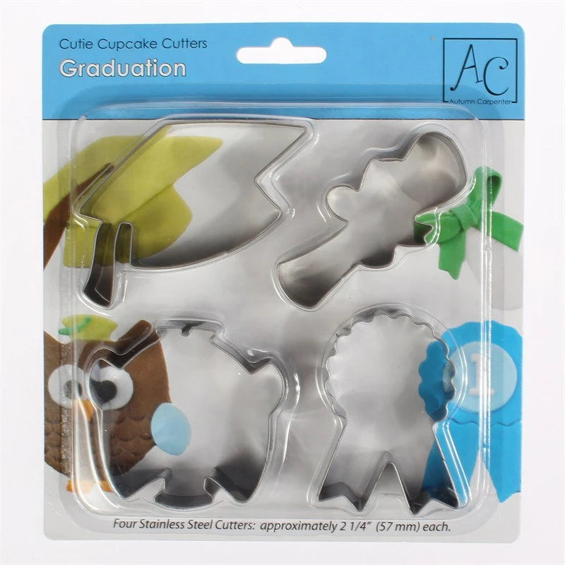 Autumn Carpenter Cookie Cutter Set - Graduation