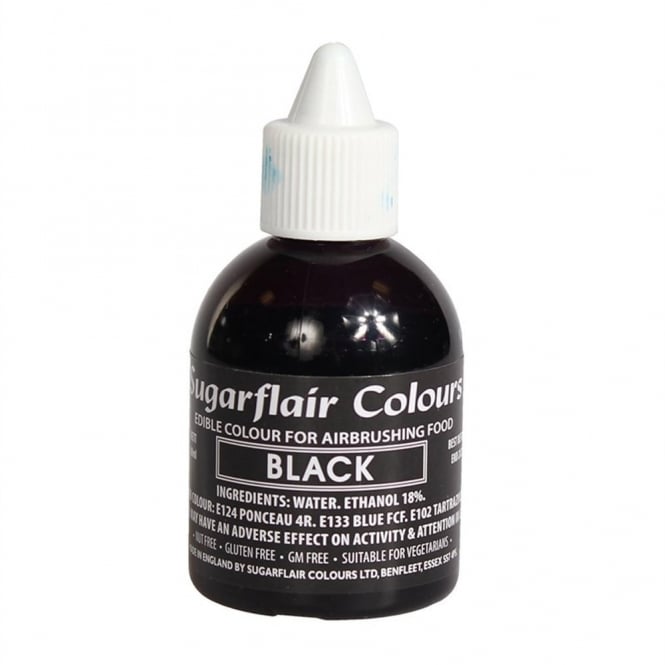 Sugarflair Airbrush Colour 60ml - Black