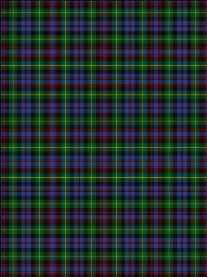 Tartan design green red blue Scottish edible Printed Cake Decor Topper Icing Sheet  Toppers Decoration