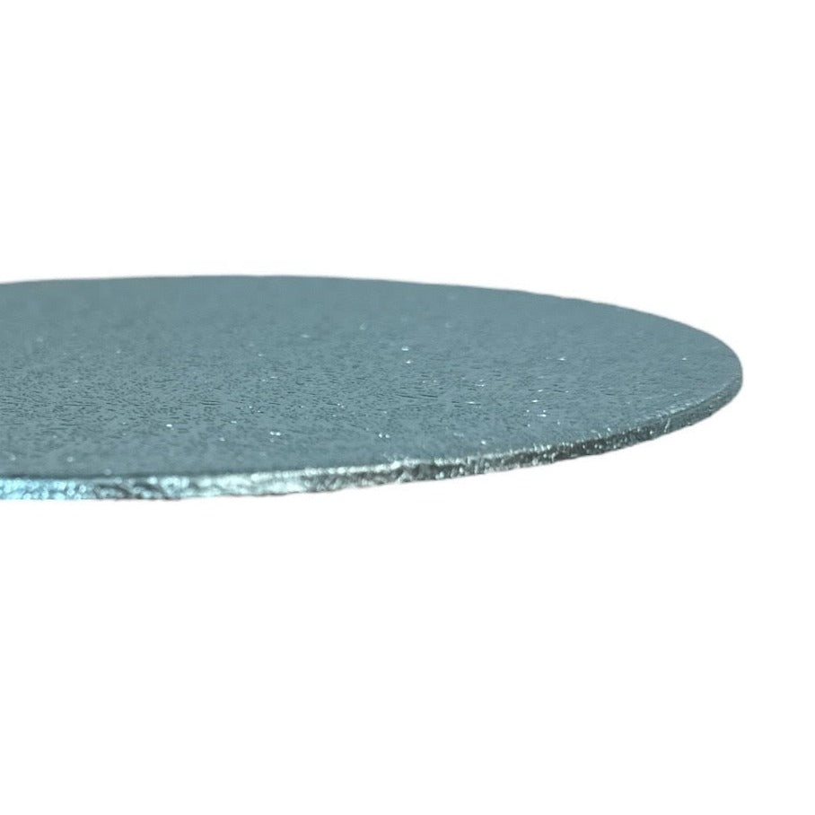 Double Thick Round Turn Edge Cake Card / Board (Circa 3mm Thick) - Light Blue - Choose Size