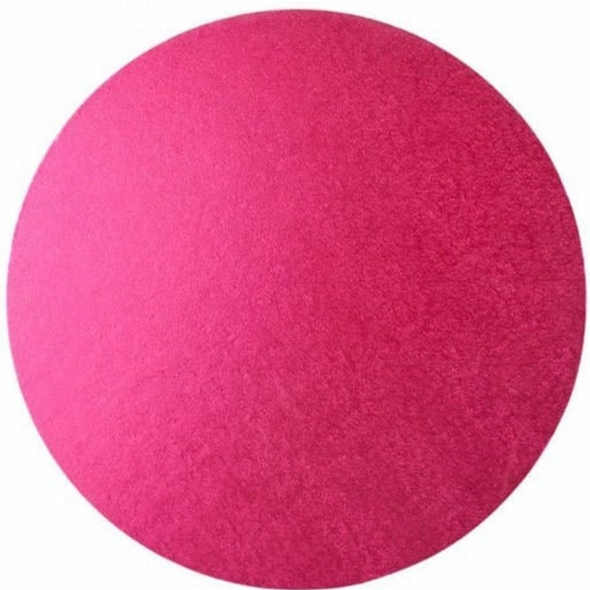 Double Thick Round Turn Edge Cake Card / Board (Circa 3mm Thick) - Cerise Hot Pink - Choose Size